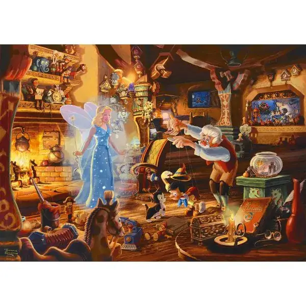 Schmidt Spiele Thomas Kinkade Studios: Disney Dreams Collection - Geppettos Pinocchio, 1.000 Teile Puzzle Hotsell