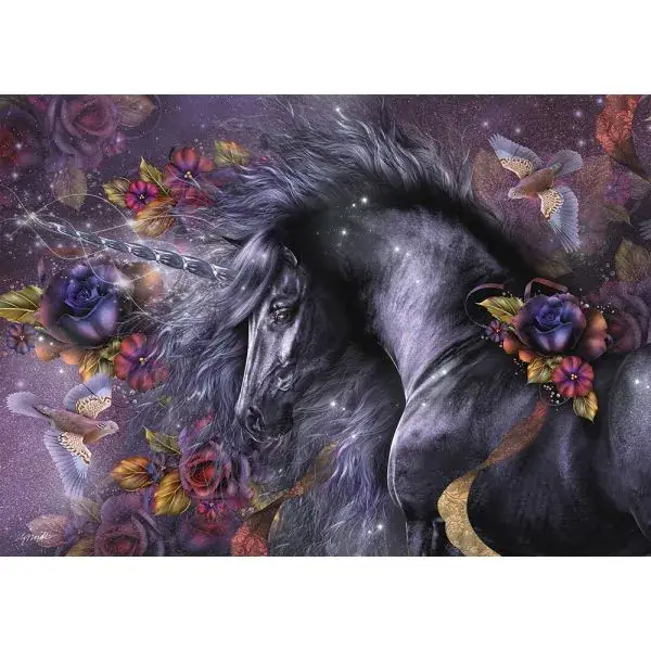 Schmidt Spiele Laurie Prindle: Blaue Rose, 1.000 Teile Puzzle Kostenloser Versand