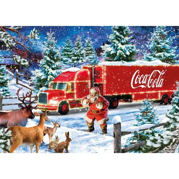 Schmidt Spiele Coca Cola: Christmas Truck, 1.000 Teile Puzzle Rabatt