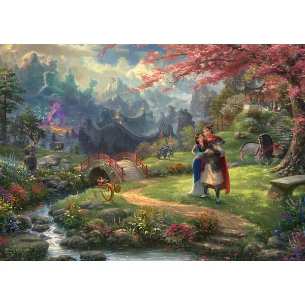 Schmidt Spiele Thomas Kinkade Studios: Disney Dreams Collection - Mulan, 1.000 Teile Puzzle Saisonschlussverkauf