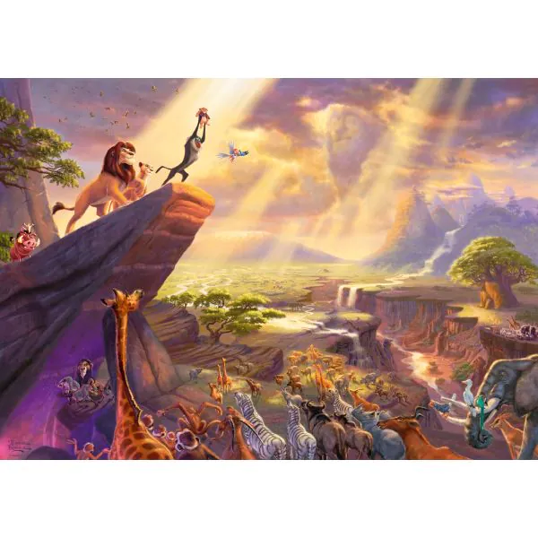 Schmidt Spiele Thomas Kinkade Studios: Disney Dreams Collection - König der Löwen , 1.000 Teile Puzzle Black Friday