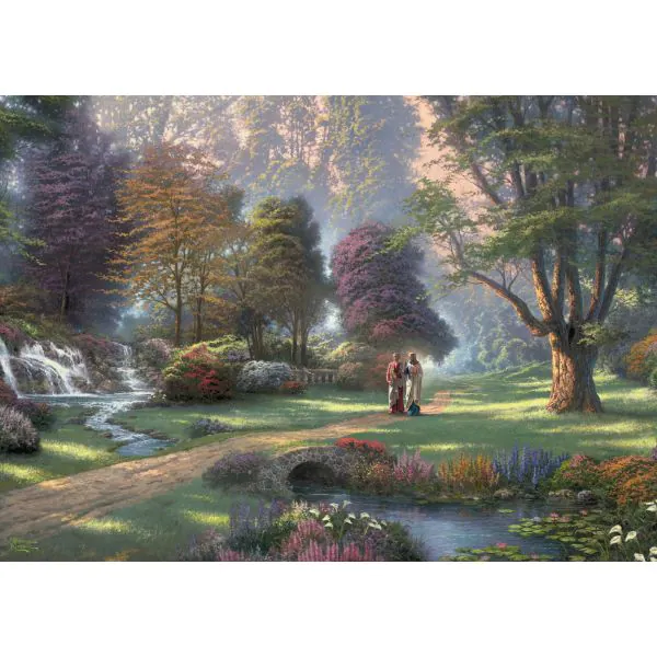 Schmidt Spiele Thomas Kinkade Studios: Spirit, Weg des Glaubens, 1.000 Teile Puzzle Osterangebot