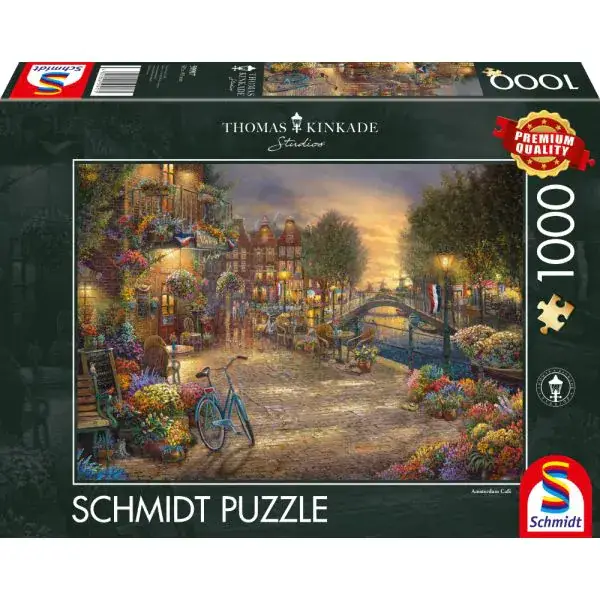 Schmidt Spiele Thomas Kinkade Studios: Amsterdam, 1.000 Teile Puzzle Heißer Verkauf