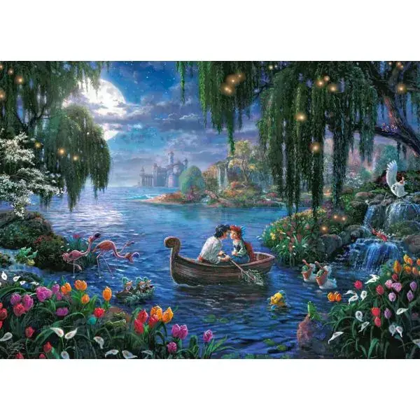 Schmidt Spiele Thomas Kinkade Studios: Disney Dreams Collections - The Little Mermaid and Prince Eric, 1.000 Teile Puzzle Neueste Stile