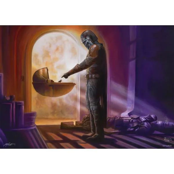 Schmidt Spiele Thomas Kinkade Studios: Star Wars The Mandalorian™ – Turning Point, 1.000 Teile Puzzle Bis zu 50% Rabatt