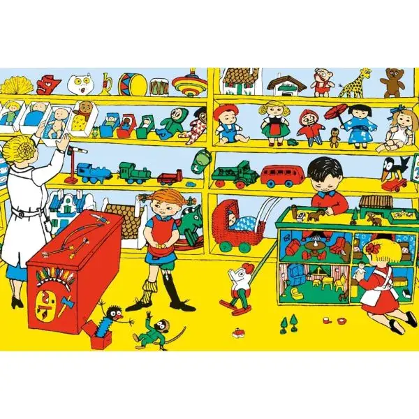 Schmidt Spiele Pippi™ Langstrumpf: Ich mache mir die Welt, wie sie mir gefällt, 3x48-teiliges Kinderpuzzle Nur noch ein Tag übrig