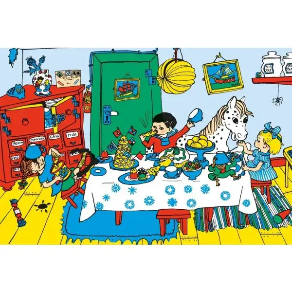 Schmidt Spiele Pippi™ Langstrumpf: Kaffeekränzchen mit Pippi, 100 Teile Kinderpuzzle Riesige Rabatte