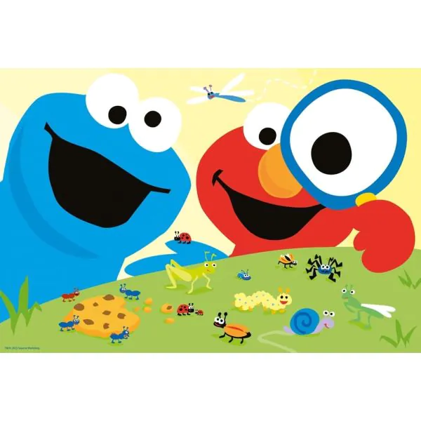 Schmidt Spiele Sesamstrasse®: Tierisch stark, 3x48-teiliges Kinderpuzzle Kostenloser Versand international
