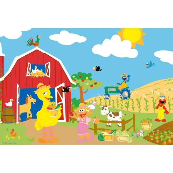 Schmidt Spiele Sesamstrasse®: Tierisch stark, 3x48-teiliges Kinderpuzzle Kostenloser Versand international