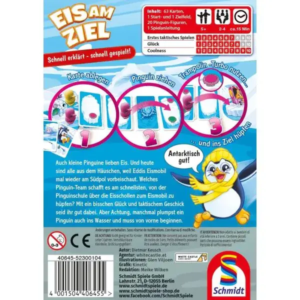 Schmidt Spiele Eis am Ziel, Kinderspiel Günstiger Verkauf