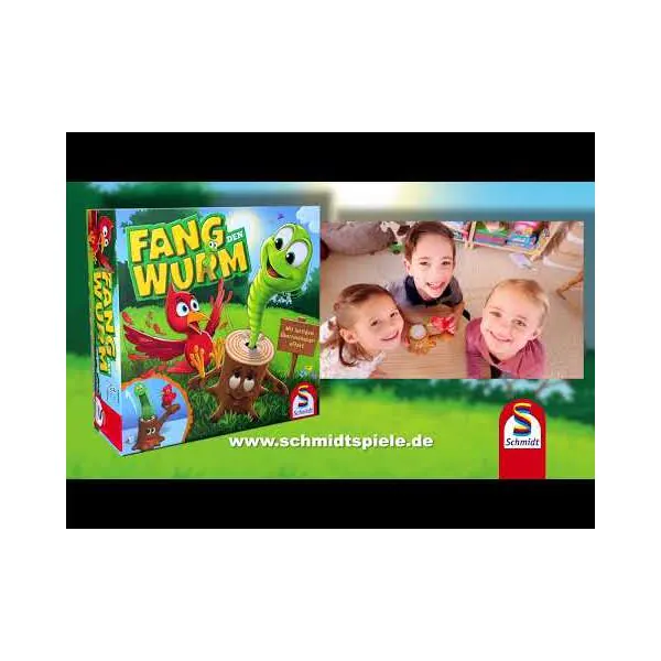Schmidt Spiele Fang den Wurm, Kinderspiel Saisonschlussverkauf