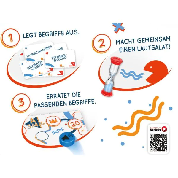 Schmidt Spiele Lautsalat, Familienspiel Cyber Monday
