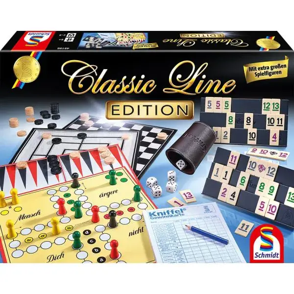 Schmidt Spiele Classic Line – Edition, Spielesammlung Weihnachtsangebot