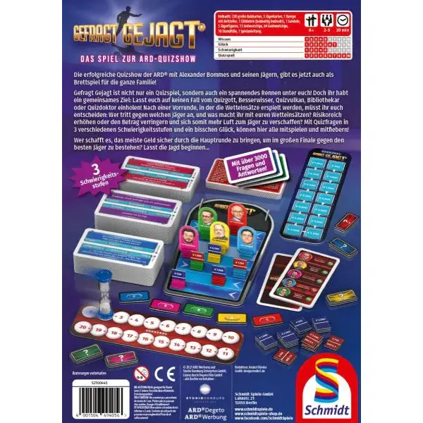 Schmidt Spiele Gefragt Gejagt – Das Brettspiel Lagerräumung
