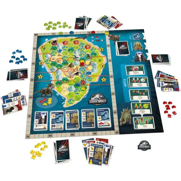 Schmidt Spiele Jurassic World: Rückkehr zur Isla Nublar, Familienspiel Heißer Verkauf