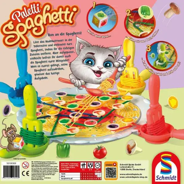 Schmidt Spiele Paletti Spaghetti, Kinderspiel Neueste Mode