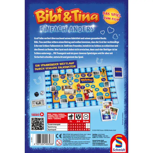 Schmidt Spiele Bibi & Tina: Einfach anders, Das Kinderspiel zum Film Exklusive Angebote