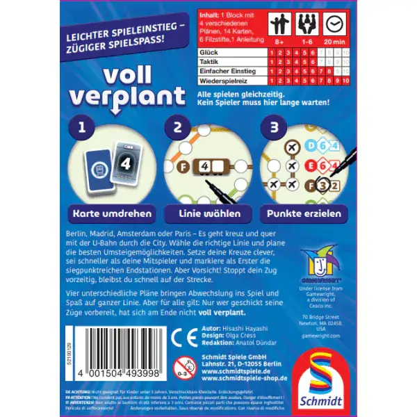 Schmidt Spiele Voll verplant Bestseller