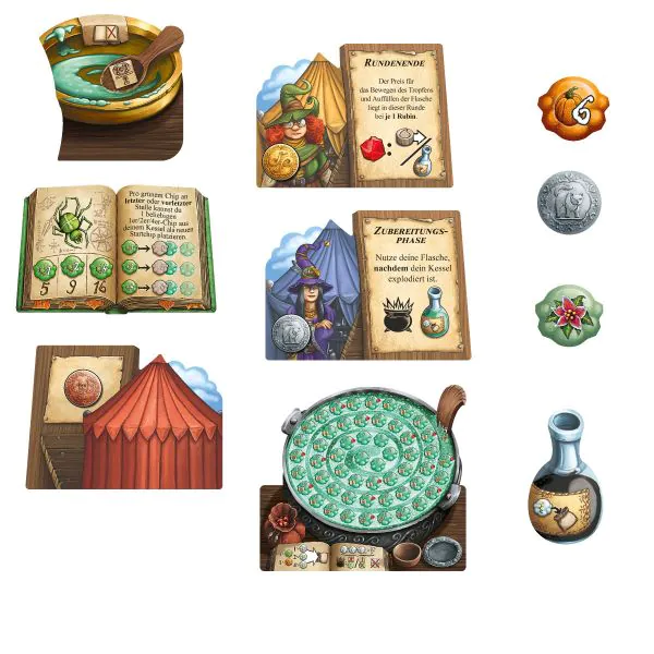 Schmidt Spiele Die Quacksalber von Quedlinburg - Die Kräuterhexen, 1. Erweiterung Discount Store für neue Produkte