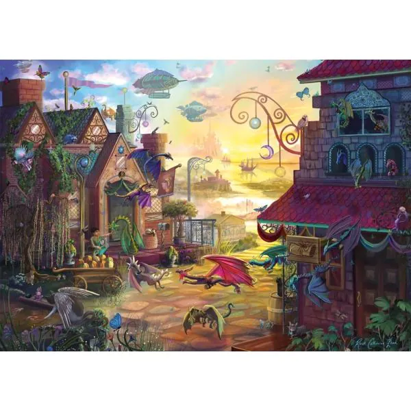 Schmidt Spiele Rose Cat Khan: Drachenpost, 1.000 Teile Puzzle Fabrik Onlineshop