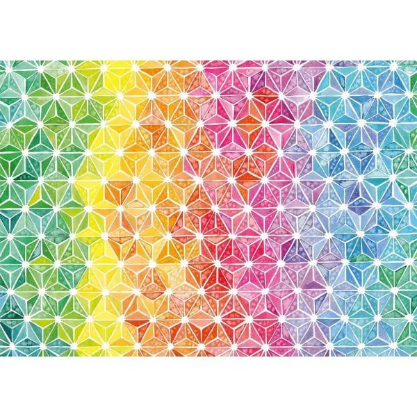 Schmidt Spiele Josie Lewis: Kunterbunte Dreiecke, 1.000 Teile Puzzle Fabrikpreis