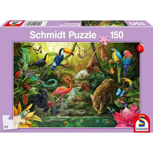 Schmidt Spiele Urwaldbewohner, 150 Teile Kinderpuzzle Black Friday