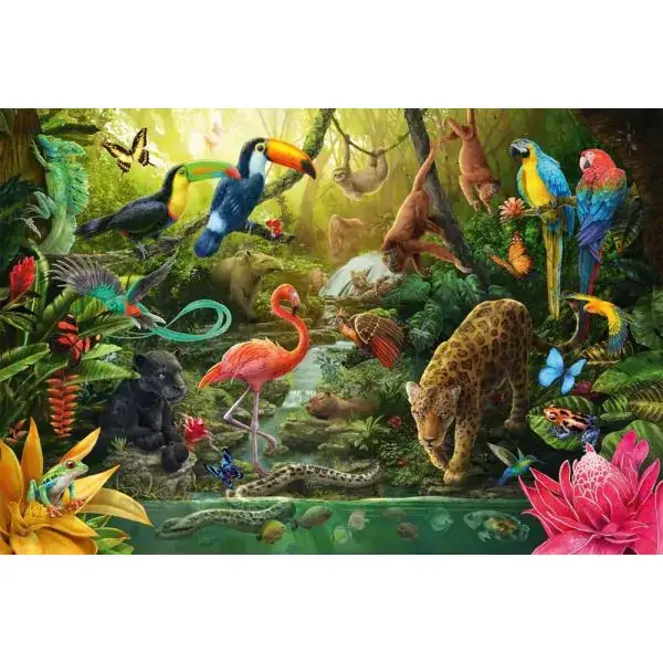 Schmidt Spiele Urwaldbewohner, 150 Teile Kinderpuzzle Black Friday