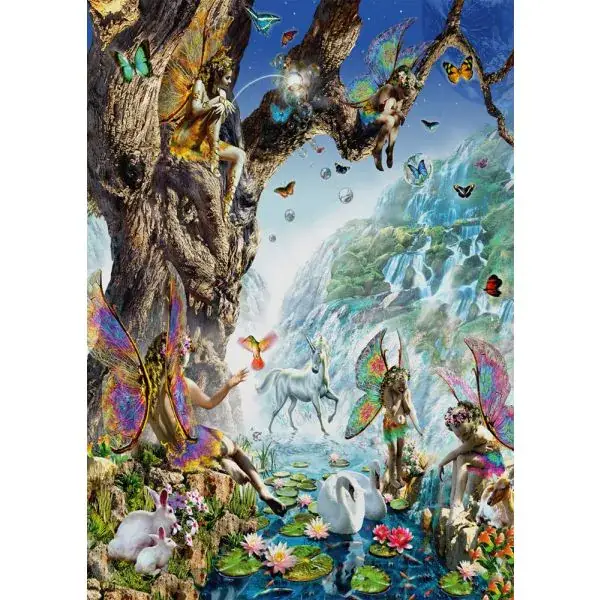Schmidt Spiele Im Tal der Wasserfeen, 2.000 Teile Puzzle Osterangebot