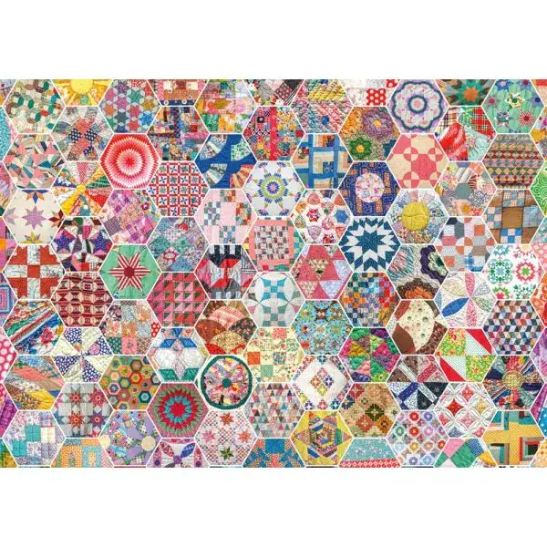 Schmidt Spiele Amerikanischer Patchwork-Quilt, 1.000 Teile Puzzle Valentinstagsangebot