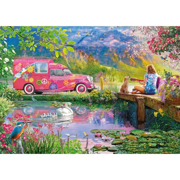Schmidt Spiele Peace on Earth, 1.000 Teile Puzzle Lagerräumung
