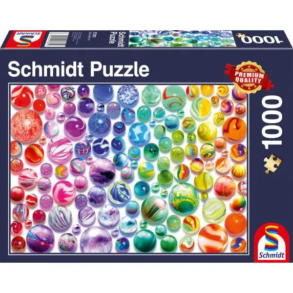 Schmidt Spiele Regenbogen-Murmeln, 1.000 Teile Puzzle Heißer Verkauf