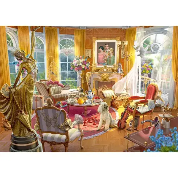 Schmidt Spiele June's Journey: Salon des Orchideenanwesens, 1.000 Teile Puzzle Große Rabatte