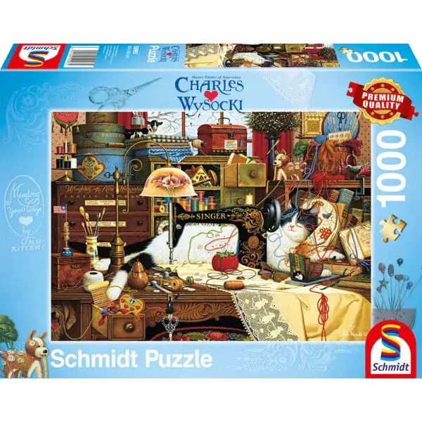 Schmidt Spiele Charles Wysocki: Maggie, die Chaotin, 1.000 Teile Puzzle Räumungsverkauf