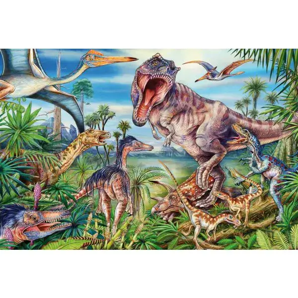 Schmidt Spiele Bei den Dinosauriern, 60 Teile Kinderpuzzle Letzte 3 Tage