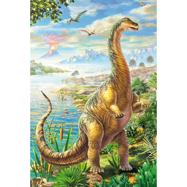 Schmidt Spiele Abenteuer mit den Dinosauriern, 3x48-teiliges Kinderpuzzle JETZT KAUFEN
