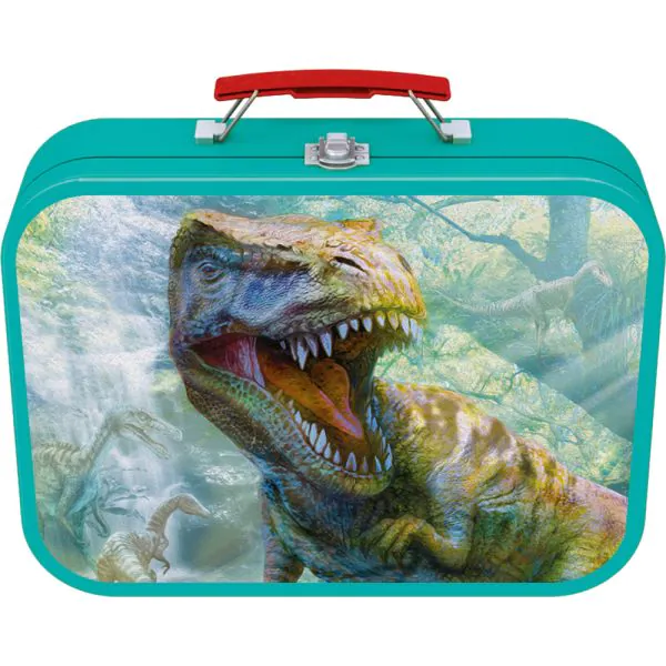 Schmidt Spiele Puzzle-Box: Dinos im Metallkoffer mit 4 Kinderpuzzles (2 x 60, 2 x 100 Teile) Neueste Stile