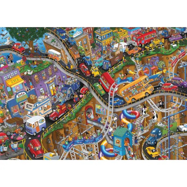 Schmidt Spiele Steve Skelton: Alles in Bewegung, 1.000 Teile Puzzle Bis zu 55% Rabatt