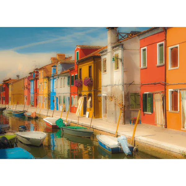 Schmidt Spiele Bunte Häuser der Insel Burano, 1.000 Teile Puzzle zollfrei