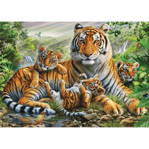 Schmidt Spiele Tiger und Welpen, 1.000 Teile Puzzle Outlet