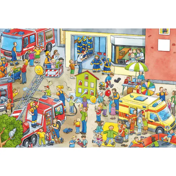 Schmidt Spiele Wo ist das blaue Auto? 3x24 Teile Kinderpuzzle im Angebot