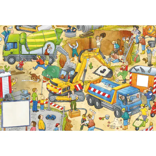 Schmidt Spiele Wo ist das blaue Auto? 3x24 Teile Kinderpuzzle im Angebot