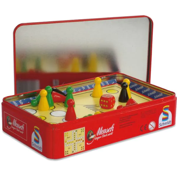 Schmidt Spiele Mensch ärgere Dich nicht®, Reisespiel in der Metalldose Versandkostenfrei
