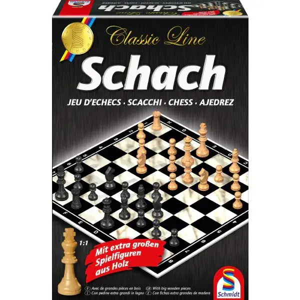 Schmidt Spiele Schach mit extra großen Spielfiguren Heißer Verkauf
