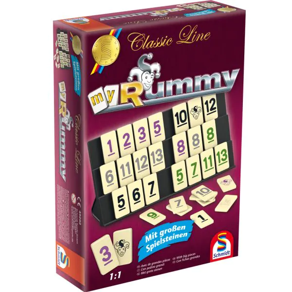 Schmidt Spiele MyRummy® mit großen Spielfiguren Tiefpreis