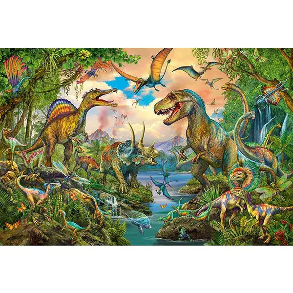 Schmidt Spiele Wilde Dinos, 150 Teile Kinderpuzzle mit Add-on (Tattoos Dinosaurier) Discount Store für neue Produkte
