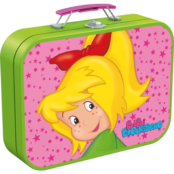Schmidt Spiele Puzzle-Box: Bibi Blocksberg im Metallkoffer mit 4 Kinderpuzzles mit 4 Kinderpuzzle (2 x 60 Teile & 2 x 100 Teile) 50% Rabatt mit kostenlosem Versand