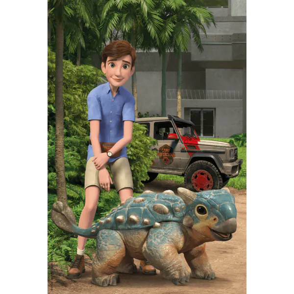 Schmidt Spiele Jurassic World: Camp Cretaceous - Abenteuer auf Isla Nublar, 3x48 Teile Kinderpuzzle Outlet