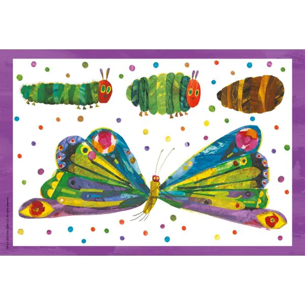 Schmidt Spiele Die kleine Raupe Nimmersatt: Raupe-Kokon-Schmetterling, 3x24 Teile Kinderpuzzle Angebote