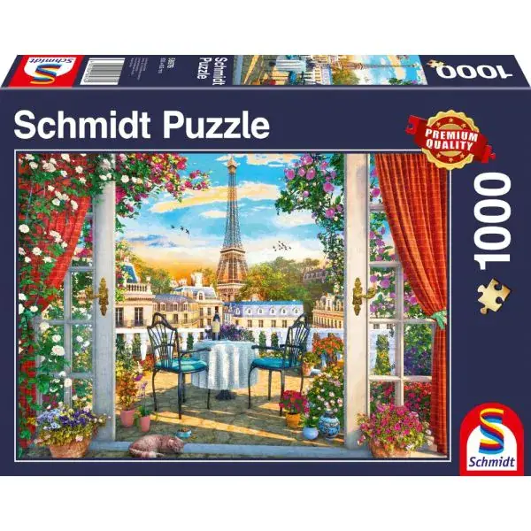 Schmidt Spiele Terrasse in Paris, 1.000 Teile Puzzle Kostenloser Versand