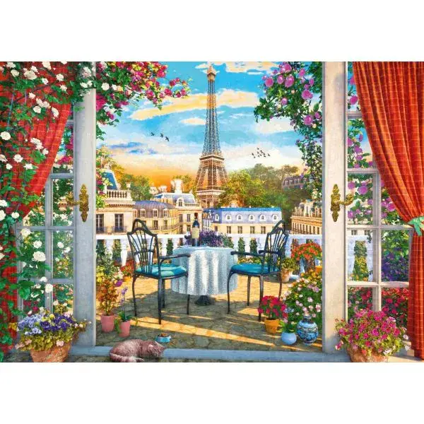 Schmidt Spiele Terrasse in Paris, 1.000 Teile Puzzle Kostenloser Versand